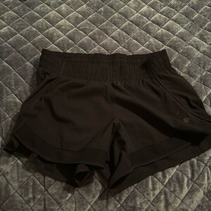 Black Athleta shorts